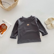 스타도어 유아용 큐트 보온 폴라 티셔츠