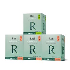 Rael 蝶翼衛生棉 夜用款 8片 3盒+L號 12片組, 1組
