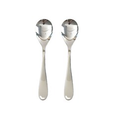 Willive 韓國製304不鏽鋼Bello兒童餐具組, 銀色, 單品, 2個