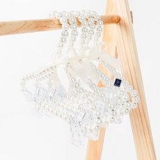 DING DONG PET 寵物珠衣架夾式白色, 5個