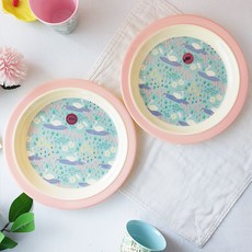rice 印花深餐盤 22cm, 2入, Swan+Swan
