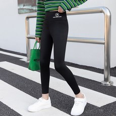 HARAROI 女童秋季彈性高腰內搭褲
