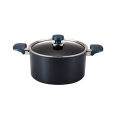 HAPPYCALL 經典款鑽石熊鍋 + 鍋蓋 24cm 藍色 1組