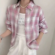 Paperments 女款 Merlin 粉彩格紋襯衫 11457