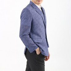 남성용 냉감 통기성 쿨 패턴 투버튼 자켓 KPL01