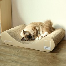 Pettone 貓咪沙發抓板, 米色, 1個