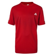 adidas 愛迪達 孩童3線短袖T恤 EJ7046