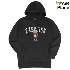 AiR Plane 刷毛運動Oversize連帽T恤