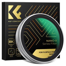 케이앤에프컨셉 NANO X Fuji X100 시리즈용 MCUV 렌즈 필터, 1개, KF01.2703