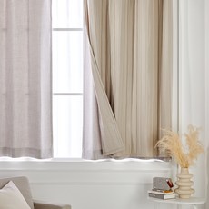 Modern House On 3度溫差防風打孔窗簾, 米色