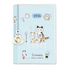 JOY STAR 九達 2026書籤貓年度手冊 JDM-274D, 作伙來, 1個