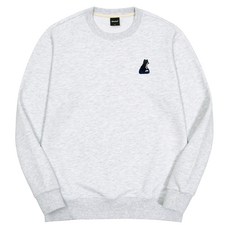 옥스타 남녀공용 방석냥 자수 특양면 맨투맨 3SSP001