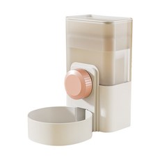 PASTEL PET 寵物用撞色半自動大容量飲水器 FREE, 飲水器 粉紅色, 1個