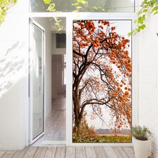 GGOOMIM 財運滾滾柿子樹玄關門壁貼 ps630, 混色