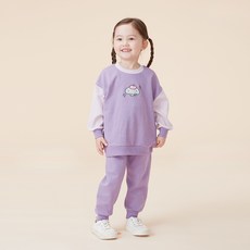 KIDSCOMO 童款畫家象長袖套裝