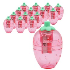 Pinkfoot 草莓造型削鉛筆器, 紅色, 15個