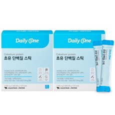 데일리원 초유 단백질 스틱, 60g, 2개