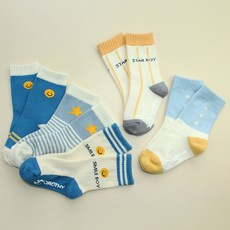 Cocobidorothy 男童 Cielo 中筒襪 5雙組