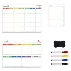 Life Sweet冰箱磁鐵月曆行事曆記事本 3種+白板筆擦板組