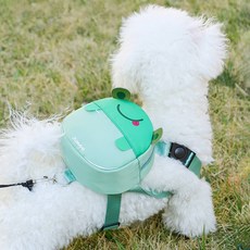 Lanboer 立體動物胸背帶後背包, 青蛙, 1個