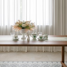 beijaflor 十字繡PVC桌旗 Cs31, 大號(35 x 150 cm), 1個, 米色