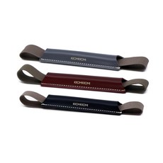 KKOMKKOMI 書綁筆袋3入組, Matt Black+Chic Gray+Currant Burgundy, 1組