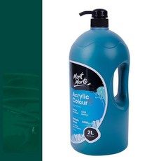 Mont Marte 蒙瑪特 darumi丙烯酸散裝30鄰苯二甲胺蛋白綠色, 1 種顏色, 2L