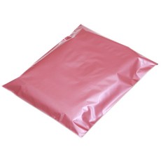 LDPE熱熔雙層紙快遞袋 10mm 粉色金屬 N20G20024, 100個