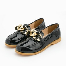 래빗풋 兒童鏈條裝飾樂福鞋