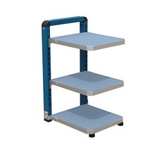 Lovetrees 穩固鍋具平底鍋架, 3層, 藍色