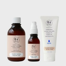 Barr 積雪草鎮靜安瓶化妝水 200ml+保濕精華 60ml+隔離霜 80ml 3款組, 1組