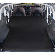 車用車宿自動充氣床墊 麂皮款, SUV, 黑色