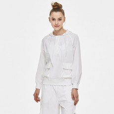 mulawear 女款工裝長袖連帽防風T恤 MWSBJK105