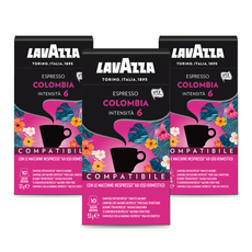 Lavazza Espresso 哥倫比亞膠囊咖啡, 5.3g, 10顆, 3盒