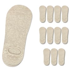 Goonangssik 女性用羅紋隱形襪 12雙