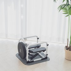 Omyga Jung Yong多功能踏步器+彈力帶+墊子組, 白色(步進式）