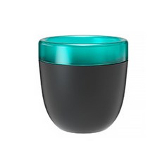 The Flow 澆水方便整潔的花盆, 黑色, 1個