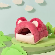 랜보어 소동물 애니멀 극세사 포치 M, 베어, 1개