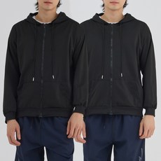 Elsso 男士連帽拉鍊外套 2件組