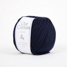 앵콜스 오트 코튼 뜨개실, 215 네이비, 1개