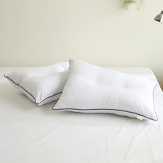 CLITY ROOM 增量炭線 Microfil-ever C字型拉鍊款枕芯, 白色, 2個