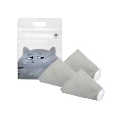 中型犬狗用嘴套3入 灰色 M號, 1個