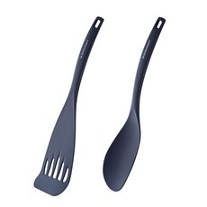 SUNCRAFT 川嶋 尼龍鍋鏟+飯匙套組, 混色, 鍋鏟*1個+翻炒鏟*1個