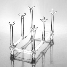 라보비아 건조 스탠드형 다용도 컵걸이 9.5 x 17 x 11 cm, 2, 1개