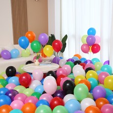 P&B UNITY 標準圓形氣球 25cm 100入, 02 16色混合, 1個