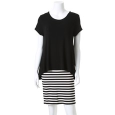 캐리루시 레이온 이중 수유 원피스