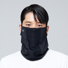 Actifit 防紫外線運動口罩, 黑色, 1個