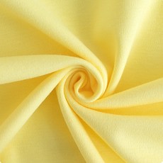 棉質 So Sweet 40支 雙面針織布料, 黃色