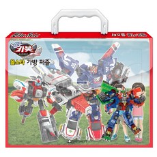 SAESAEM 兒童用 Hello Carbot 全明星手提箱拼圖組, 1套, 89件