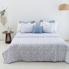 &STICH 卡爾拉 3M 皺褶水洗鋪棉被, 藍色